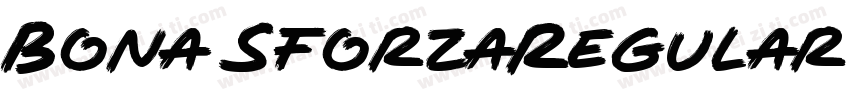 Bona SforzaRegular字体转换